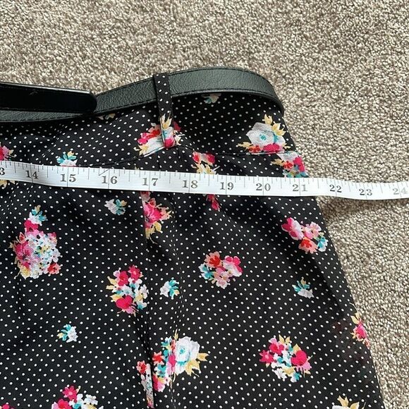 NWT Torrid Floral Polka Dot Hi Low Maxi Skirt Black Size 18 #83010 - Picture 12 of 12